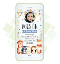 Comprar Invitación Digital Imagen - Animales Del Bosque (niño) Foto