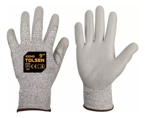 Guantes Anticorte Nivel 5 Tolsen 10¨ Industrial 45041 - Tyt