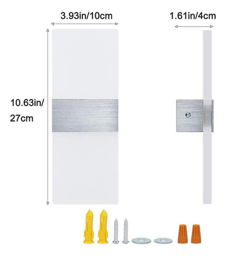 R Lámpara De Pared Moderna Led Pir Sensor De Movimiento Luz