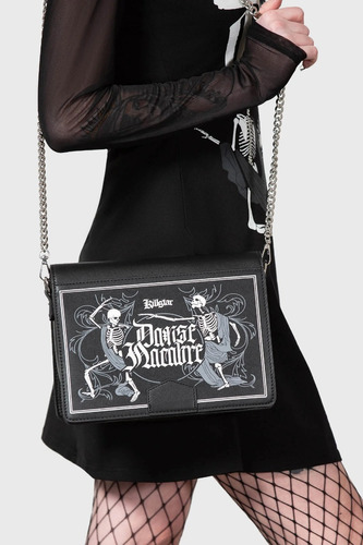 Killstar Bolsa Crossbody Cuadrada Gótica Esqueletos La Danse