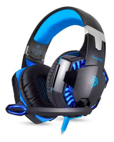 Auriculares Vincha Gamer Kotion G2000 Luces Led Y Micrófono