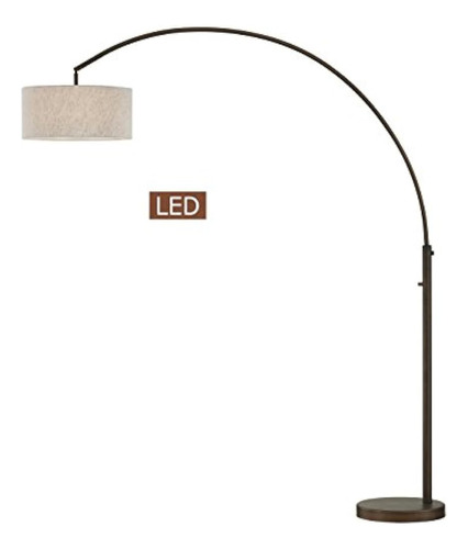 Artiva Usa Led602211fbt Elena Led Arco Lámpara De Pie, 80, B