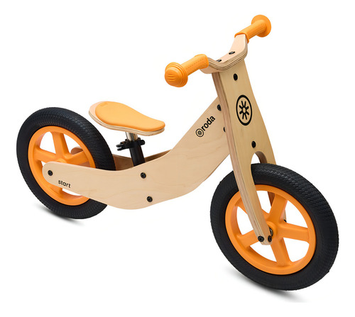 Bicicleta Roda Start Naranja Aprendizaje Aro 12
