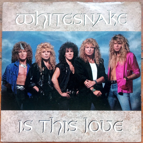 Whitesnake - Is This Love - Vinilo Simple 7  Usa 1987