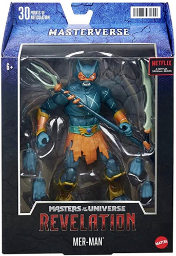 Figura Mer-man Masters Of The Universe Revelations Mattel