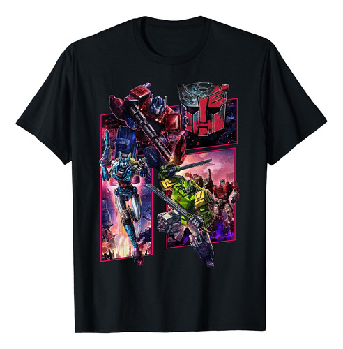 Transformers: Polera Con Paneles De Autobot War For Cybert