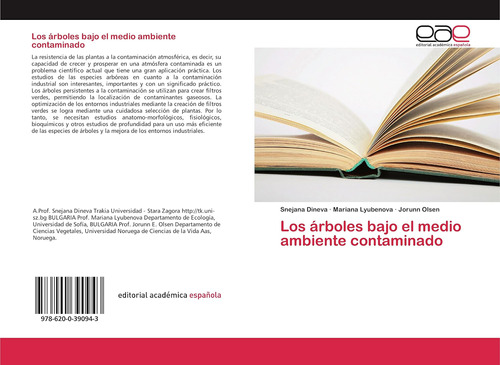 Libro: Los Árboles Bajo El Medio Ambiente Contaminado (spani