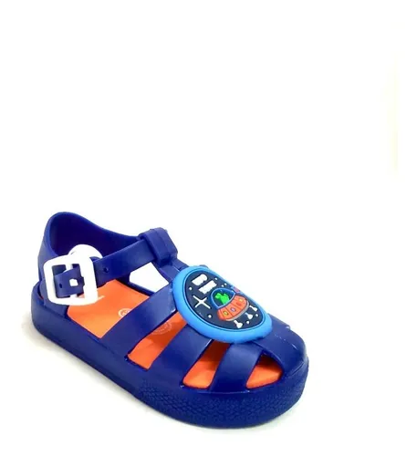 Huarache Entrenador Con Plantilla Removible Y Acojinada Azul