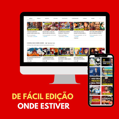 Packcapas Para Videos Do Youtube - Thumbnail Editaveis Canva