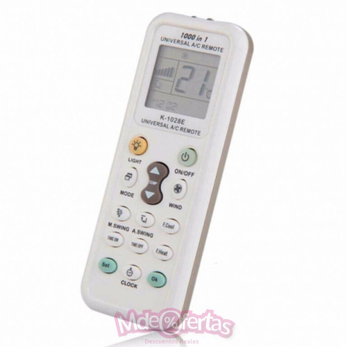 Imagen 2 de 6 de Control Remoto Universal Aire Acondicionado