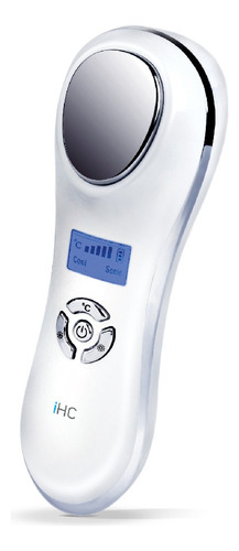 Massageador Facial Com Calor Resfriamento E Vibração Ihc Cor Branco 110V/220V