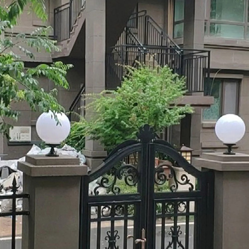 Farol De Pilar Para Exteriores, Lámpara De Jardín Con Forma