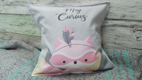 Almohadón Decorativo Animalitos Nórdicos- Funda + Relleno