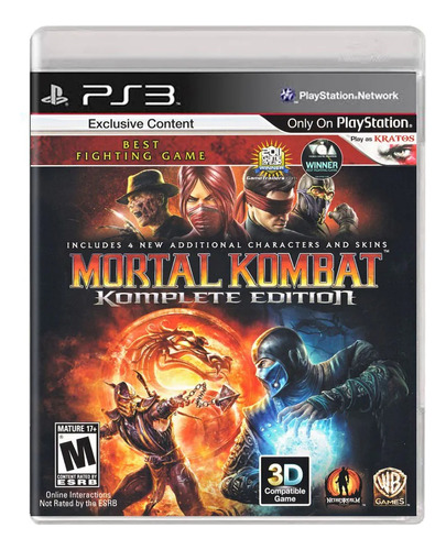 Mortal Kombat Komplete Edition Ps3 Mídia Física Seminovo (Recondicionado)