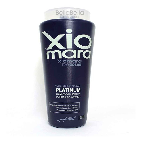 Shampoo Profesional Matizador De Canas Xiomara 1 Lt