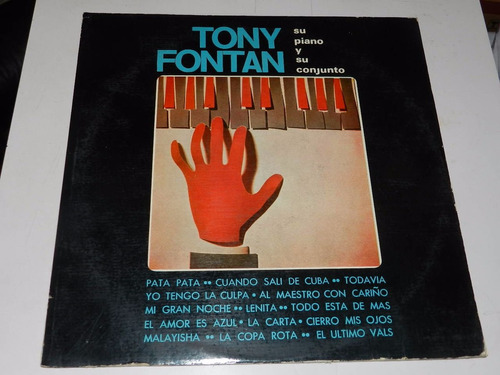 Vinilo 2158 - Tony Fontan. Su Piano Y Su Conjunto 