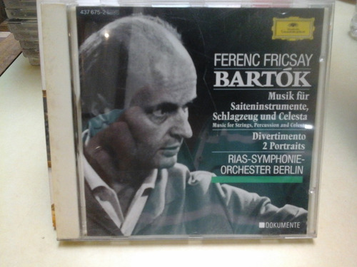 Cd 0377 - Bela Bartok - Musik Fur Saiteninstrumente