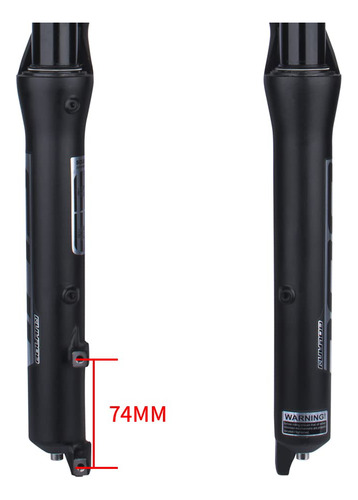 Horquilla De Suspension Para Mtb 135mm Tubo Direccion 1-1/8