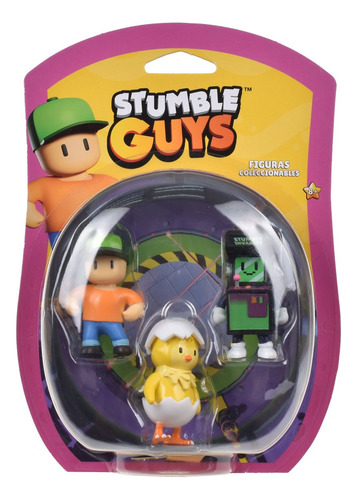 Pack 3 Figuras 5 Cms Stumble Guys - Hatchling