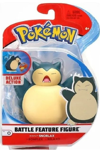 Pokemon - Snorlax - Battle Feature Figure - Con Movimiento!