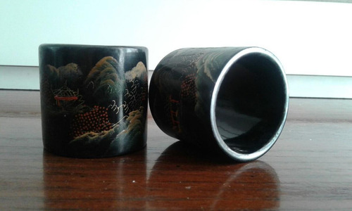 Set De 12 Hermosos Porta Servilletas Tallados En Madera !
