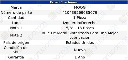 Par Terminales Interiores Chevrolet S10 82 Al 95 Moog
