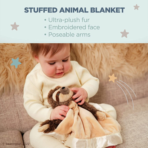 Bearington Baby Speedy Snuggler, Manta De Seguridad De Anima