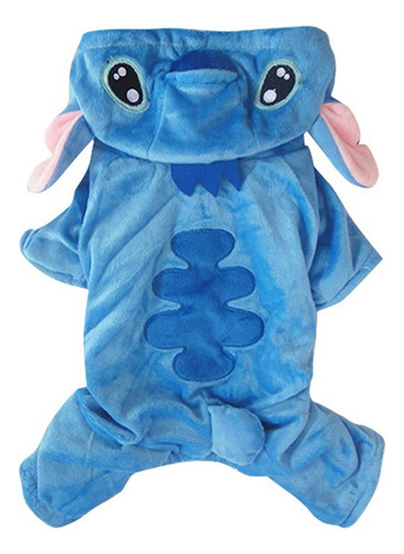 Navidad Ropa Para Mascotas Stitch, Abrigo Con Capucha,