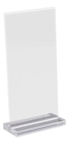 Soporte De Letrero Transparente, Pantalla Vertical De Doble