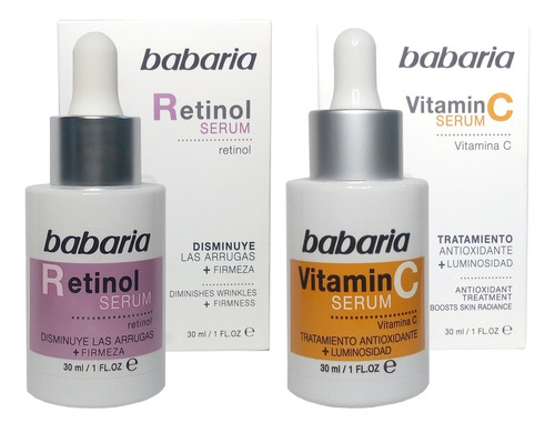 Serum Babaria Retinol + Vitam C 30ml - mL a $1315