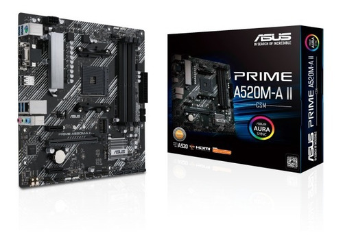 Mother Asus Prime A520m-a Ii/csm Socket Am4 Vga Hdmi Dp