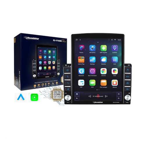 Multimídia Roadstar Rs9700br Android Carplay 4/64 Gb 9.7 Pol