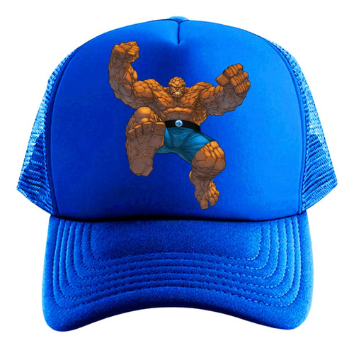 Gorra Trucker Fantastic Four Thing Mole Series Geeks Blue 