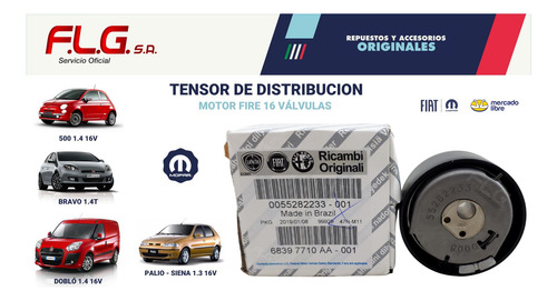 Tensor Correa De Distribucion Original Fiat