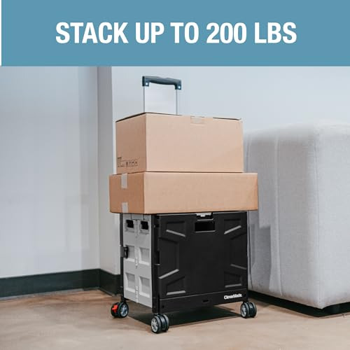 Caja Con Ruedas Plegable Clevermade Con Tapa, 4 Ruedas - Caj