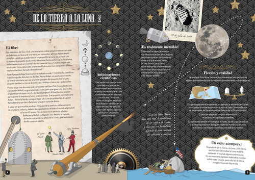 Julio Verne Col Científicos E Inventores Libro+2 Maquetas 3d