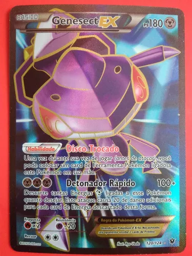 Carta Pokémon Genesect V Full Arte Coleção Golpe Fusão