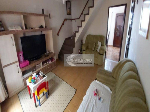 Imagem 1 de 20 de Sobrado Com 3 Dormitórios À Venda, 174 M² Por R$ 550.000,00 - Jardim Stella - Santo André/sp - So0782