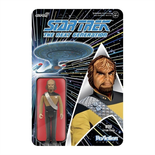 Super7 Reaction Star Trek The Next Generation Worf