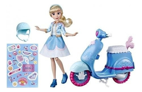 Disney Princesas Confy Squad Cinderela Com Scooter Hasbro