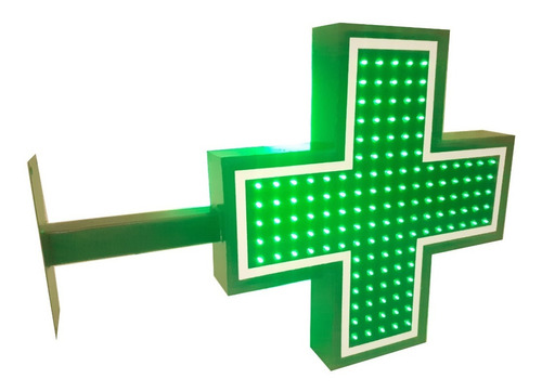 Cartel Cruz Led Farmacia 50x50cm Doblefaz- Luminosos- Led