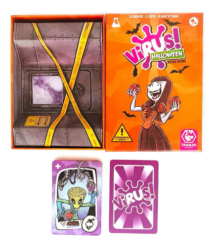 Juego De Cartas Virus! Halloween Tranjis Games