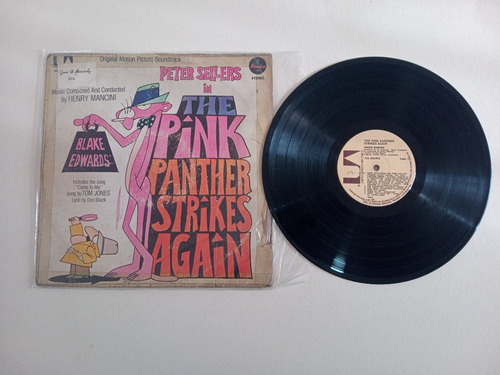 Lp Vinilo Henry Mancini  La Pantera Rosa Strikes Again 1977