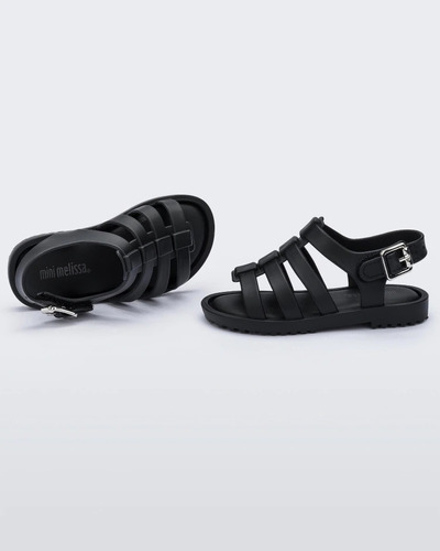 Mini Melissa Flox Preto Opaco