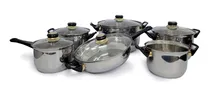 Comprar Olla 12pz Happy Baron Tapa De Vidrio
