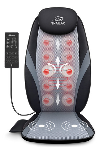 Snailax Shiatsu Cojín De Masaje Con Almohadilla De Masaje