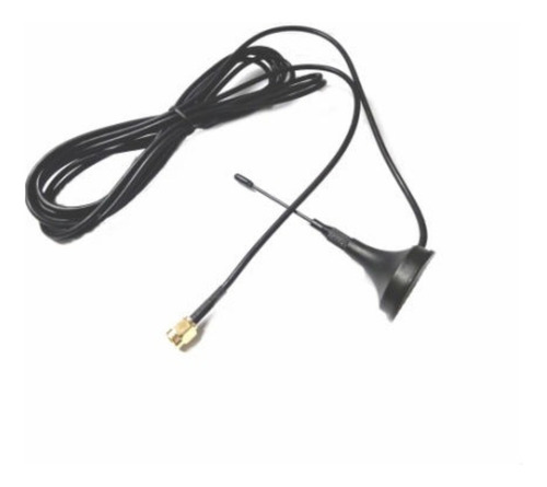 Antena 3g Montaje Magnetico Cable Rg174 Conector Sma Macho