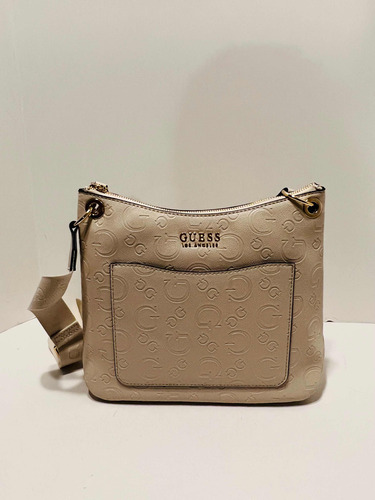 Bolsa Guess Estilo Satchel Color Marfil Original Nueva 347