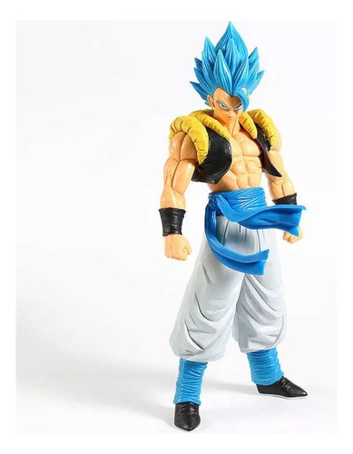 Figura Básica De Dragón Ball Gogeta Ssj Blue 17 Cm