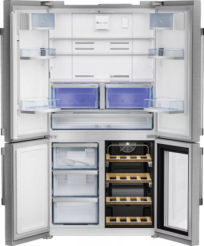 Refrigerador Inv Side By Side Beko Gn 1416220 + Cava Albion